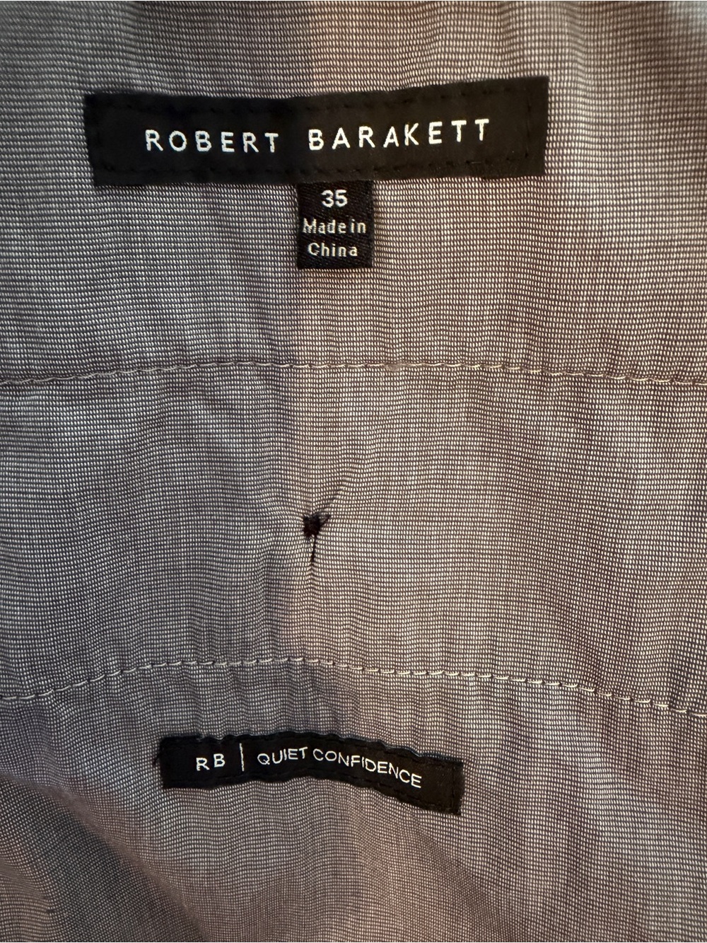 Robert Barakett Black Flat-Front Performance Shorts W/Inseam 8 - Picture 6 of 8